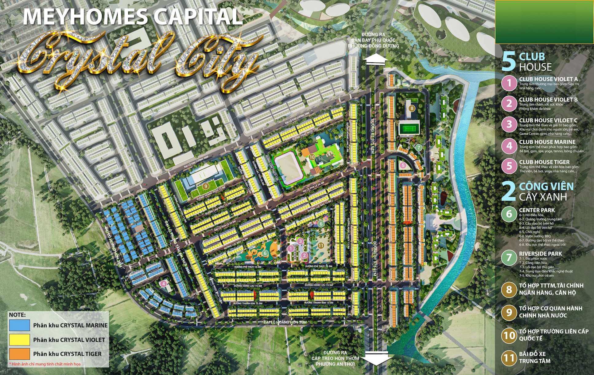 Bảng giá shophouse Crystal Violet – Meyhomes Capital Phú Quốc